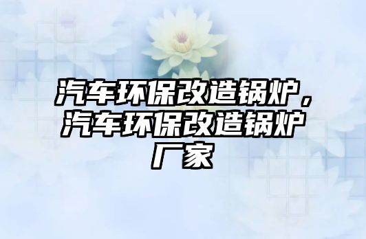 汽車環(huán)保改造鍋爐，汽車環(huán)保改造鍋爐廠家