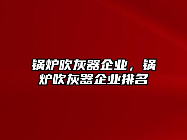 鍋爐吹灰器企業(yè)，鍋爐吹灰器企業(yè)排名