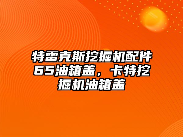 特雷克斯挖掘機配件65油箱蓋，卡特挖掘機油箱蓋