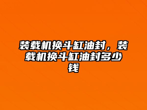 裝載機(jī)換斗缸油封，裝載機(jī)換斗缸油封多少錢