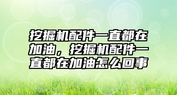 挖掘機(jī)配件一直都在加油，挖掘機(jī)配件一直都在加油怎么回事