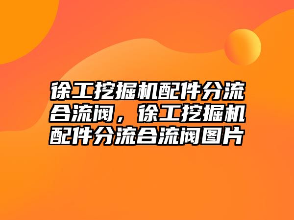 徐工挖掘機配件分流合流閥，徐工挖掘機配件分流合流閥圖片