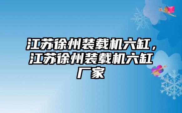 江蘇徐州裝載機六缸，江蘇徐州裝載機六缸廠家