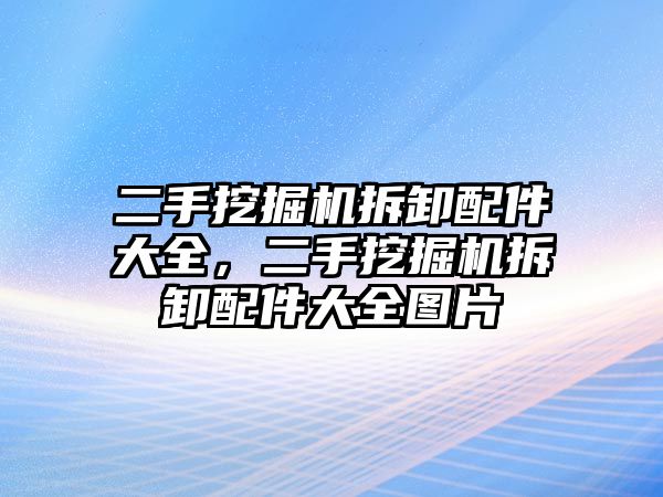 二手挖掘機(jī)拆卸配件大全，二手挖掘機(jī)拆卸配件大全圖片