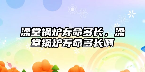 澡堂鍋爐壽命多長，澡堂鍋爐壽命多長啊