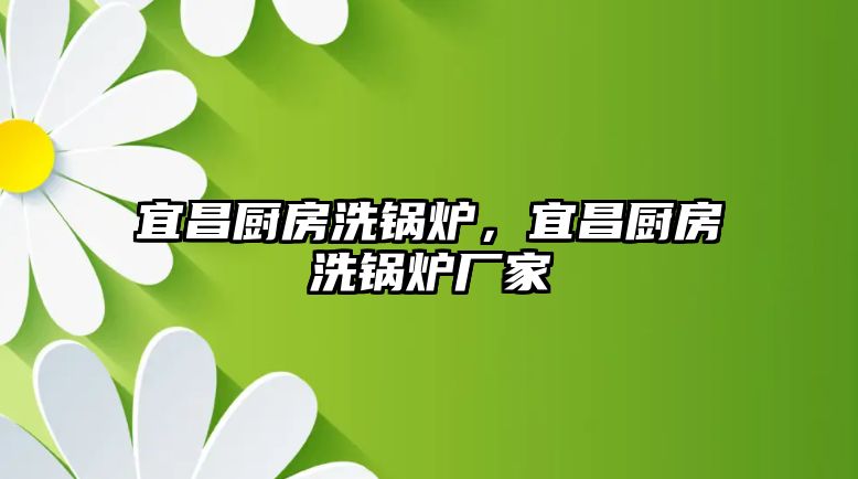 宜昌廚房洗鍋爐，宜昌廚房洗鍋爐廠家