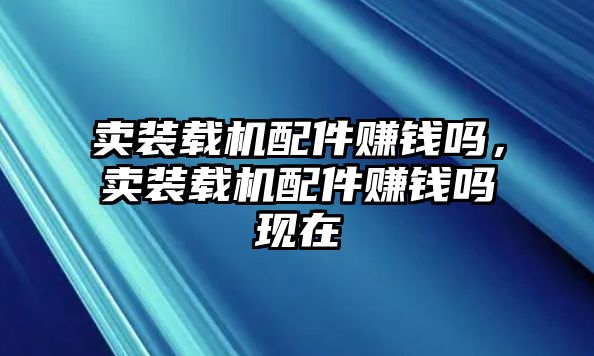 賣裝載機(jī)配件賺錢嗎，賣裝載機(jī)配件賺錢嗎現(xiàn)在