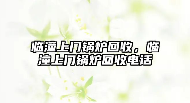 臨潼上門鍋爐回收，臨潼上門鍋爐回收電話