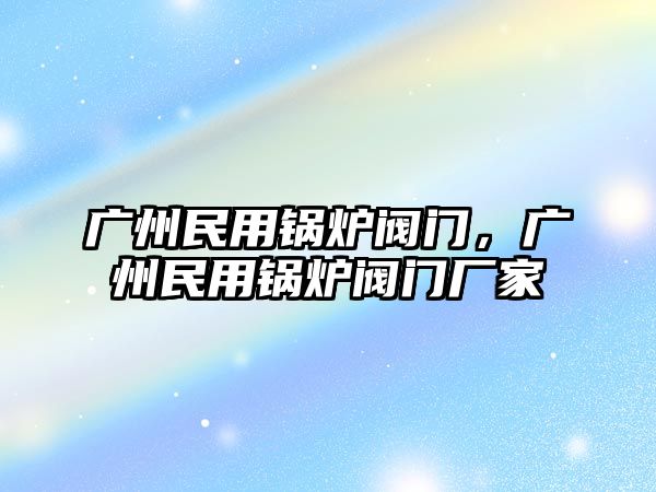 廣州民用鍋爐閥門(mén)，廣州民用鍋爐閥門(mén)廠家