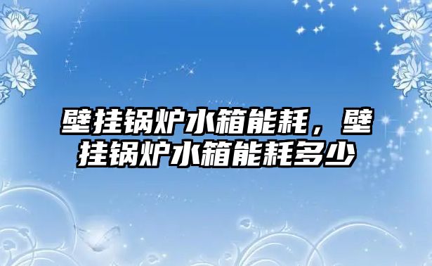 壁掛鍋爐水箱能耗，壁掛鍋爐水箱能耗多少