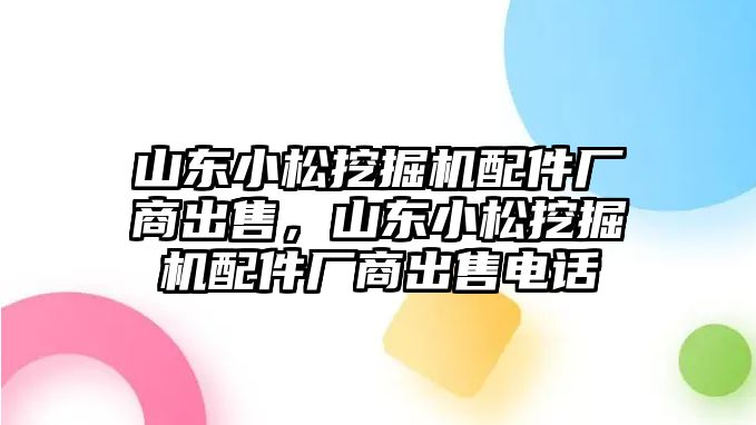 山東小松挖掘機(jī)配件廠商出售，山東小松挖掘機(jī)配件廠商出售電話