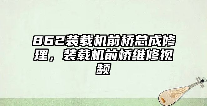 862裝載機(jī)前橋總成修理，裝載機(jī)前橋維修視頻