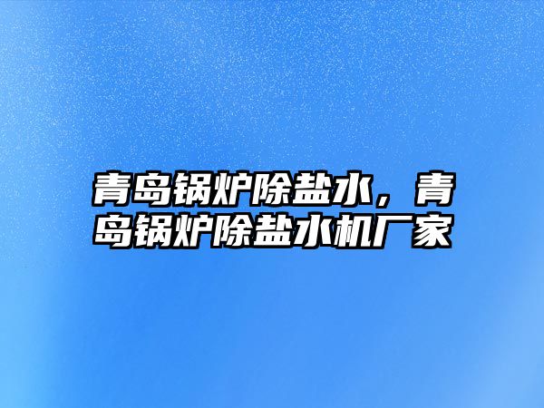 青島鍋爐除鹽水，青島鍋爐除鹽水機廠家