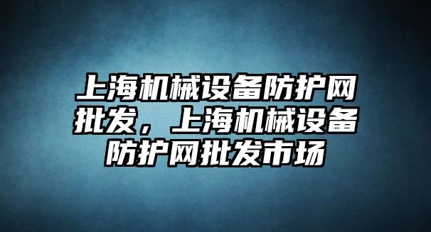 上海機(jī)械設(shè)備防護(hù)網(wǎng)批發(fā)，上海機(jī)械設(shè)備防護(hù)網(wǎng)批發(fā)市場