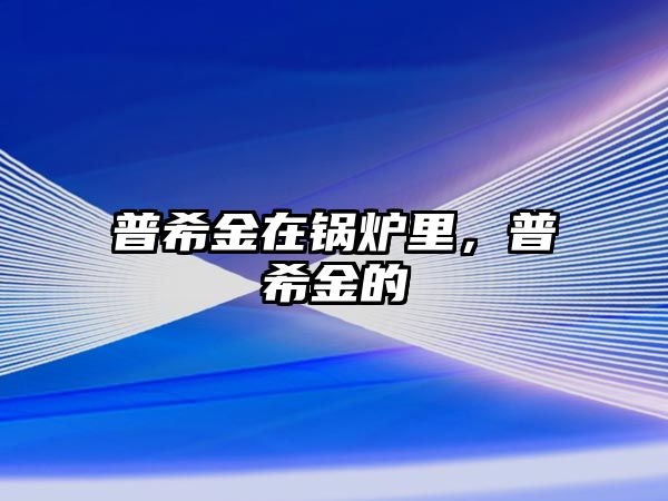 普希金在鍋爐里，普希金的