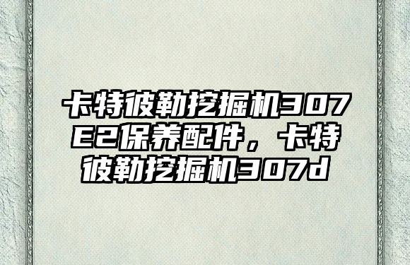 卡特彼勒挖掘機(jī)307E2保養(yǎng)配件，卡特彼勒挖掘機(jī)307d