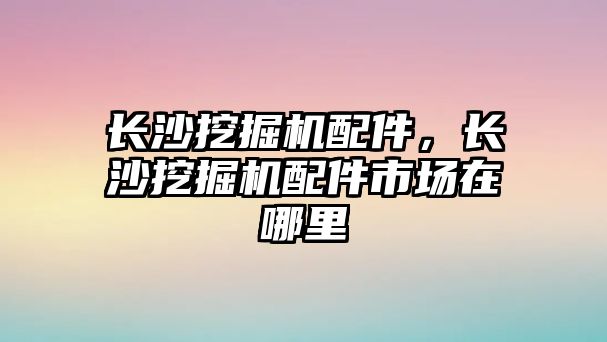 長沙挖掘機配件，長沙挖掘機配件市場在哪里