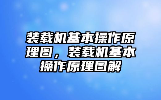 裝載機(jī)基本操作原理圖，裝載機(jī)基本操作原理圖解