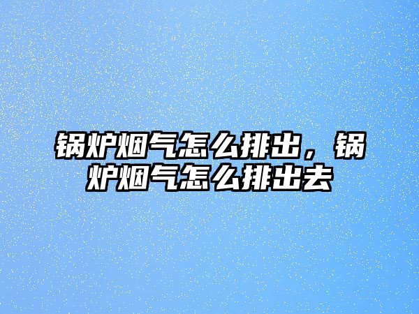 鍋爐煙氣怎么排出，鍋爐煙氣怎么排出去